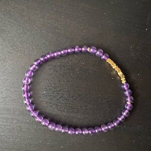 Purple Beaded Bracelet